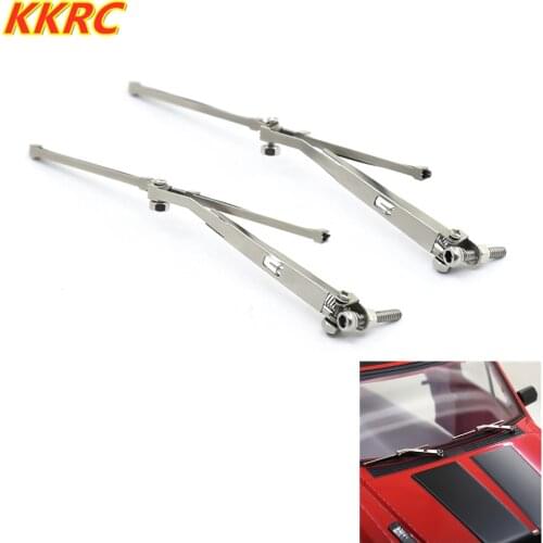 TRX-4 Metal Windshield Wiper for 1/10 RC Crawler AXIAL SCX10 JEEP Cherokee TRAXXAS TRX4 Defender Bronco G500 MST KM2 Parts