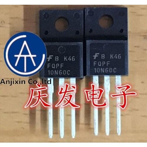 10pcs 100% orginal new 100% quality real stock FQPF10N60C n60c 10 new TO - 220 - f