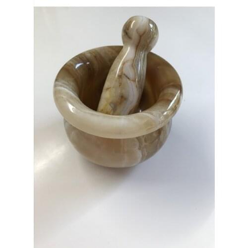 10x8 cm 100% Marble Kitchen Mortar