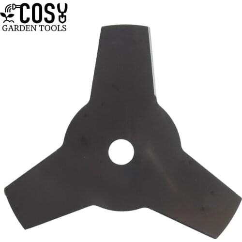 3 Teeth Manganese Steel Trimmer Blade Garden Yard Trimmer saw blade For Lawn Mower Brushcutter Blade Strimmer Fittings
