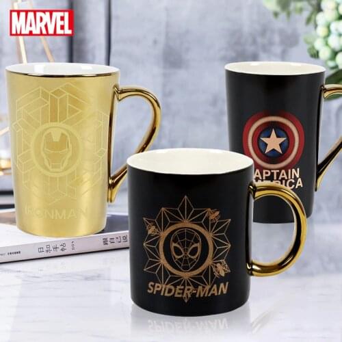 300ml Disney Mug Marvel ceramic cup spider man water cup coffee cup coffee mugtravel mug