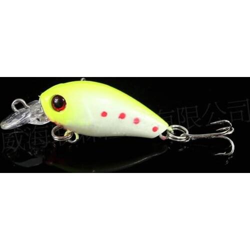 3D Eyes Anti-Corrosion Bionic Plastic Fishing Bait 45mm/3.5g Simulation Minnow Freshwater High Quality Fishing Lure Hard Bait