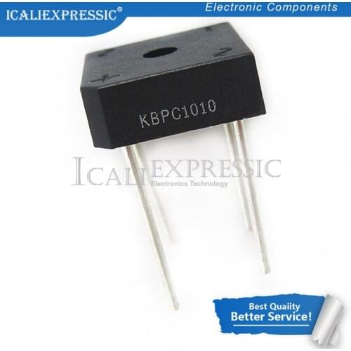 5PCS KBPC1010 10A 1000V DIP Diode Bridge Rectifier diode new and original In Stock