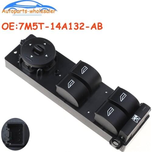 Car 7M5T-14A132-AB 7M5T14A132AB For Ford Focus MK2 LV C-Max (2008-ON) Master Power Window lifter switch