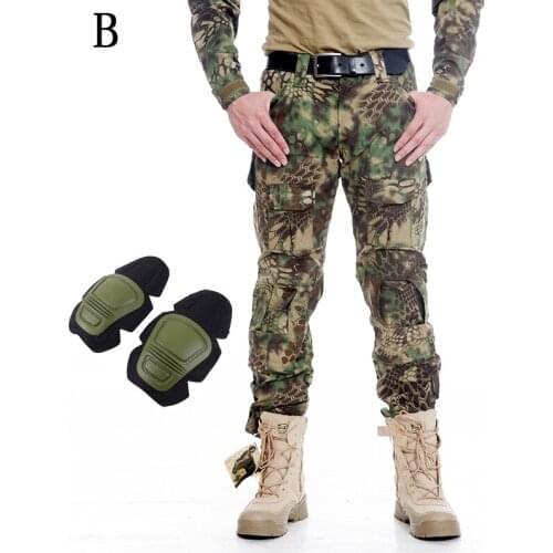 Motorcycle Pant Trousers Frog Suit Bionic Field Riding Military Vehicle With Anti-fall Knee Pads Military Motorcycle Fan Pant
