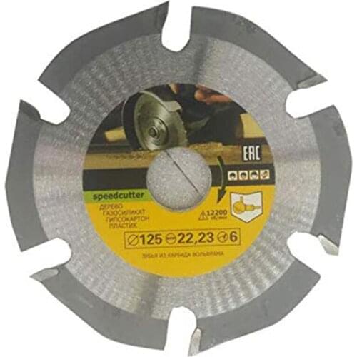 HHO-125mm 6T Circular Saw Blade Multitool Grinder Saw Disc Carbide Tipped Wood Cutting Disc Carving Disc Blades for Angle Grinde