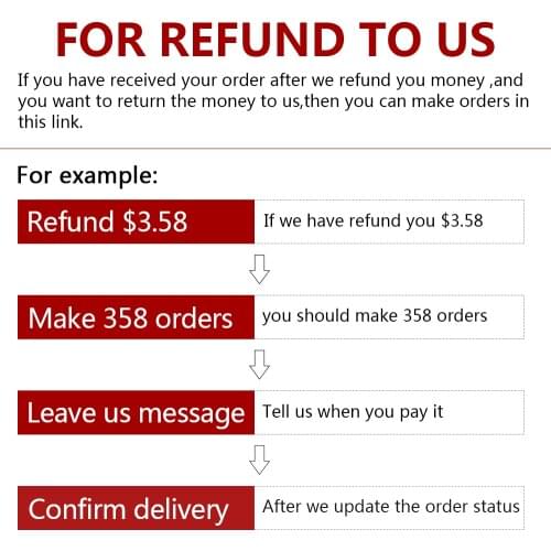 FOR REFUND TO US