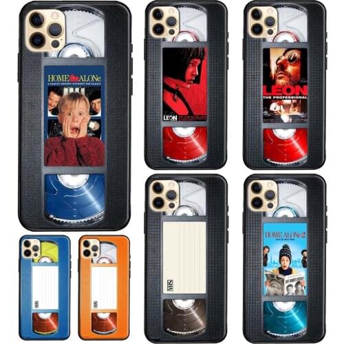 VHS tape cassette Home Alone Case For iPhone 12 Pro Max 12 Mini X XR XS Max 7 8 Plus SE 2020 11 Pro Max Phone Cover