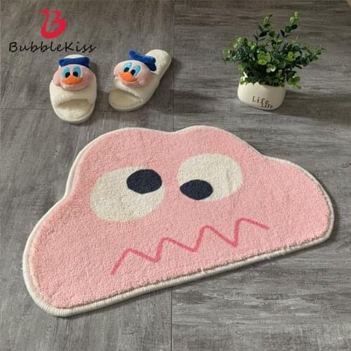 Bubble Kiss 2020 Hot Sale Cartoon Clouds Entering The Door Non-Slip Floor Mat Carpet Modern Style Home Bedroom Bedside Area Rug