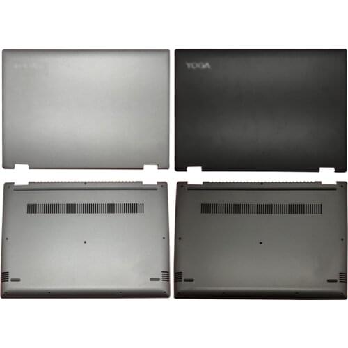 Laptop LCD Back Cover/Bottom Case For Lenovo YOGA 520-14 520-14ISK 520-14IKB Flex5-14 Black Silver Laptop Case Computer Case