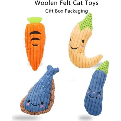 Squeaky Pet Dog Toys Plush Chew Toys For Cat Small Medium Cute Stuffed Squeaking Pet Puzzle Toy Pet Supplies