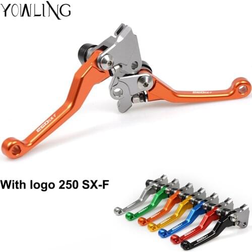 Motocross Dirt bike Pit bike CNC Pivot Foldable Clutch Brake Lever For 250 SX-F 250SX-F 2005 2006