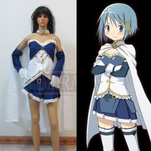 Puella Magi Madoka Magica Miki Sayaka cosplay costume halloween