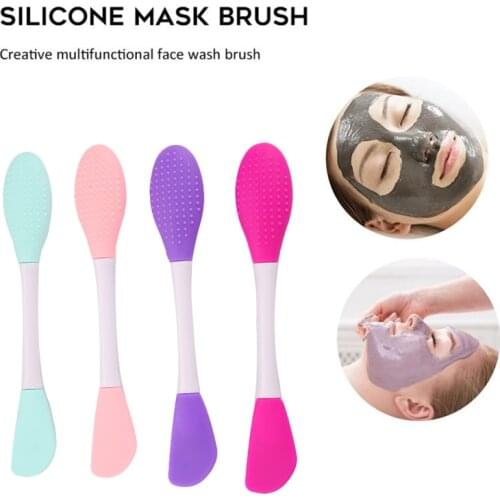 Silicone Facial Face Brushes Double-head Mud Mixing Skin Care Beauty Makeup