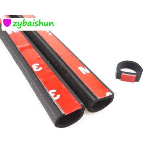 1m Car door gasket with rubber big D + small D type waterproof slide soundproof belt for Geely Vision SC7 MK CK Cross Gleagle