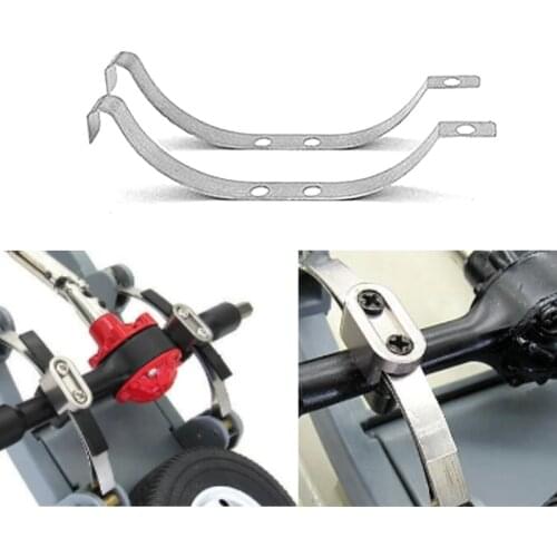 2Pcs Steel Shock Absorber Leaf Springs Suspension for WPL D12 B14 B24 B16 B36 RC Truck Car Upgrade Parts Accessories