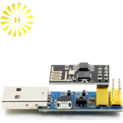 ESP8266 ESP-01/ESP-01S WIFI Module Adapter Download Debug Link DIY Kit for Arduino IDE USB with ESP8266 ESP-01s Connector