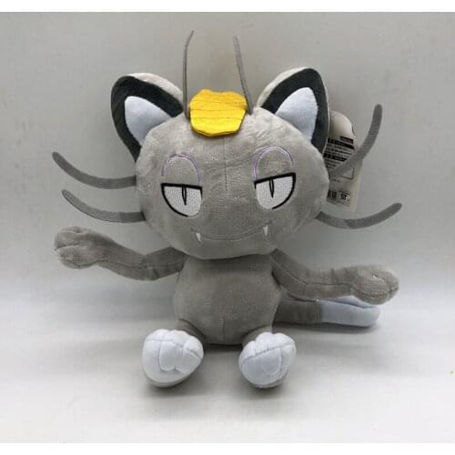 Anime Games series new 30CM Meowth plush toy stuffed toys A birthday present for children