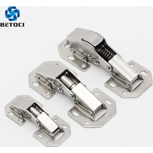 BETOCI 1-3 Inch Cabinet Door Hinge Hydraulic Soft Closing Hinge 90 Degree Folding Hinge Non Slotted Wooden Furniture Hardware