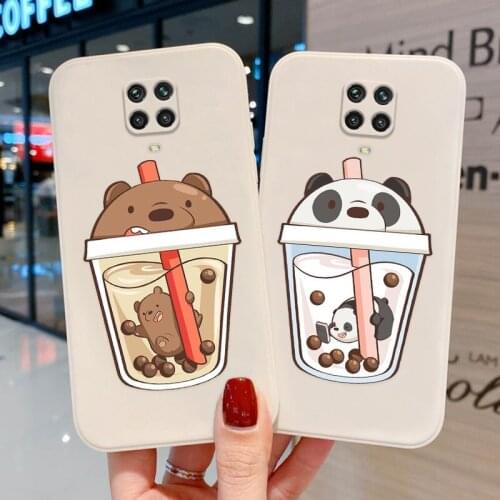 Poco X3 Pro Case For Redmi 9C NFC Funda Xiaomi Redmi Note 9 10 Pro 8 8t 9s 10s 9T 9A 9 S C Cute Bear TPU Camera Protection Cover