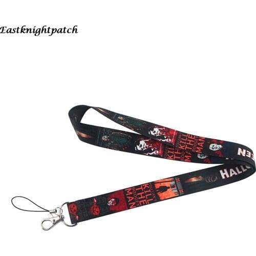 E2868 Cartoon Horror Movie Phone Lanyard Fashion Strap Neck Lanyards for ID Card Phone Keys For Fans
