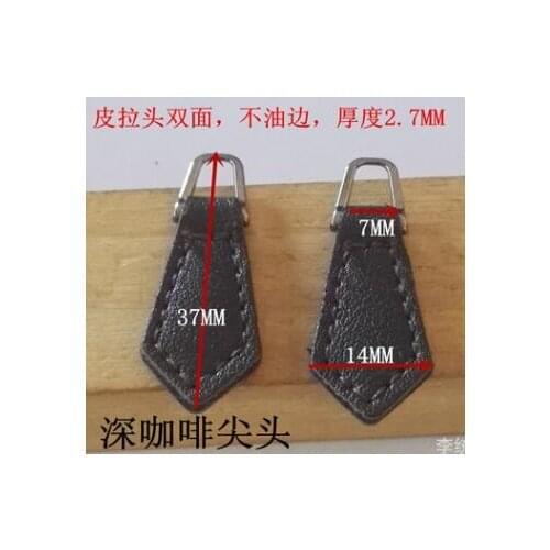 PU Leather Zipper Tag Fixer Pull Tab Replacement DIY Wallet Purse Bag Kit Repair