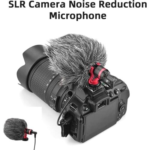 MM1 Noise reduction Microphone Cardioid Condenser Mic for Smartphone Tablets Sony Canon Nikon DSLR Camera Camcorder PC Micphone