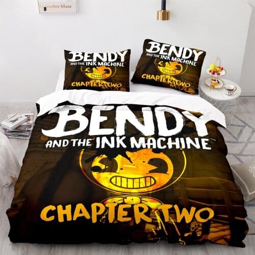 Bendy Duvet Cover Digital Printing Quilt Cover 3pcs Cute Bedding Set Queen King Size Comforter Cover Single Double Bedclothes
