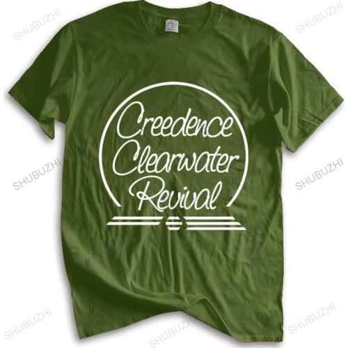 Summer t-shirt shubuzhi brand teeshirt CCR Creedence Clearwater Revival Rock Legend unisex t-shirt loose style tops