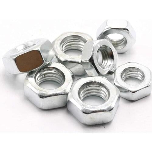 M4*0.7 M5*0.8 M6*1.0 M8*1.25 M10*1.5 M12*1.75 M14*2.0 M16*2.0 Carbon Steel Left Hand Thread Hex Nut