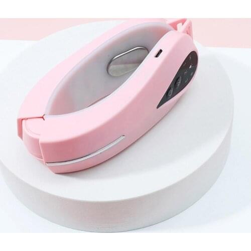 V-Face Shaping Massager Chin Lift Belt LED Photon Therapy Slimming drop Vibration Device Jaw Face Machine Face Cellulite Li L9E3