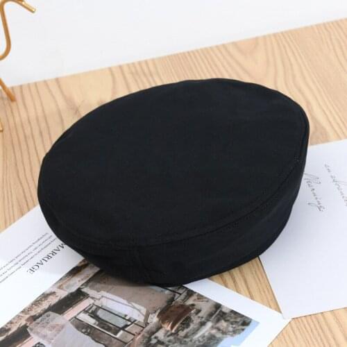 Fashion British style Women Bucket Hat Plaid Round Cap Fall Windproof Printed Sun-Proof Decorative Wear Girl Hat Caps