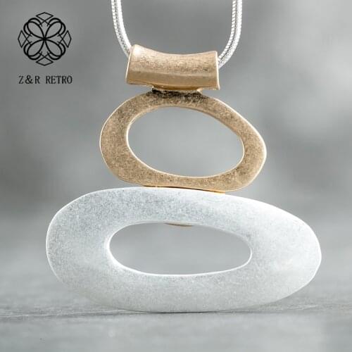 Trendy Jewelry Long Necklace for Women Chunky Necklaces & Pendants Chokers Suspension Female Christmas Big Chain Statement 2021