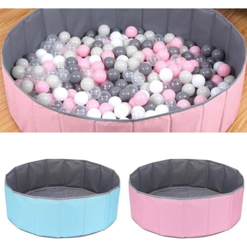 New Infant Children Game Tents Pits Foldable Ocean Ball Fence Playpen Washable Toy Ball Folding Pool Toys Without Kids D0I6