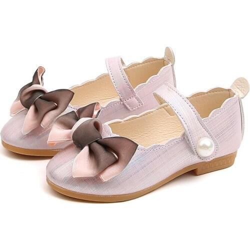 2020 Spring New Children Shoes Girls Princess Shoes Bow Fashion Children Baby Dance Shoe Lightweight Casual Toddler Girl Sandals