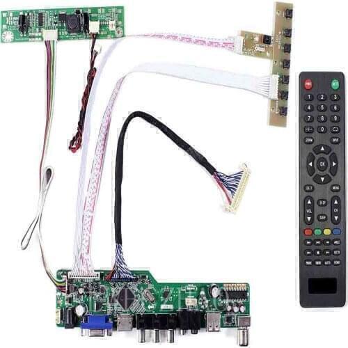 New TV56 Controller board Kit LTM230HT11 LTM230HT12 TV+HDMI+VGA+AV+USB LCD LED screen Controller Board