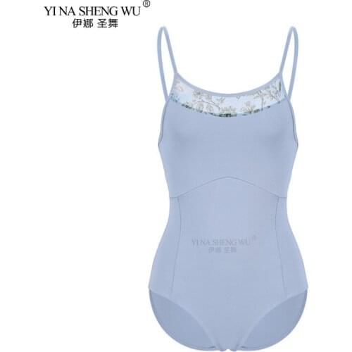 New Adult Ballet Tight Printing Sling Leotard For Women Ballerina Gymnastics Leotard Dance Practice Professional Bodysuit Wear