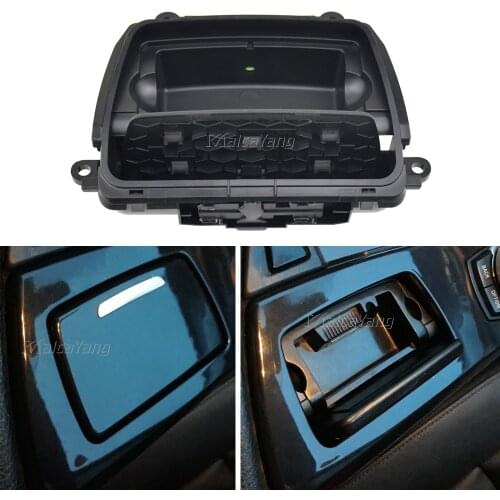 Black ABS Front Center Console Ashtray Assembly Box Good Fits For BMW 5 Series F10 F11 F18 520 525 OEM 51169206347 Car Styling