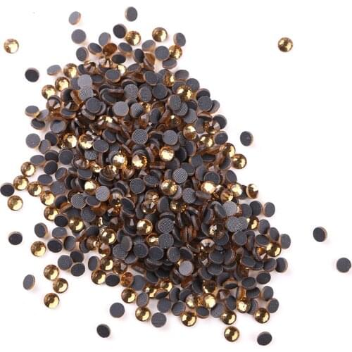 SS6-SS30 Lt.topaz Better Gray Back Hotfix Rhinestones Crystal Hot Fix Stone For Hot-fix Motif For Shoes