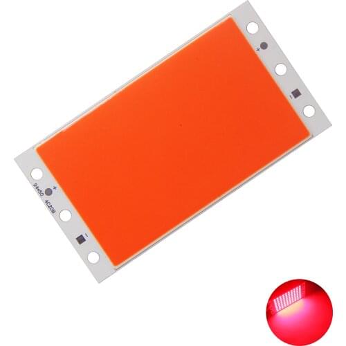 LED COB DIY auto light 12V DC 16W cob led Natural Warm White Blue Red light 94mm 50mm FLIP Chips strip source
