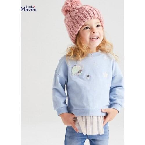 Girls Sweater European And American Children Clothes Autumn Knitted Long Sleeve Girl Tees Cotton Tops
