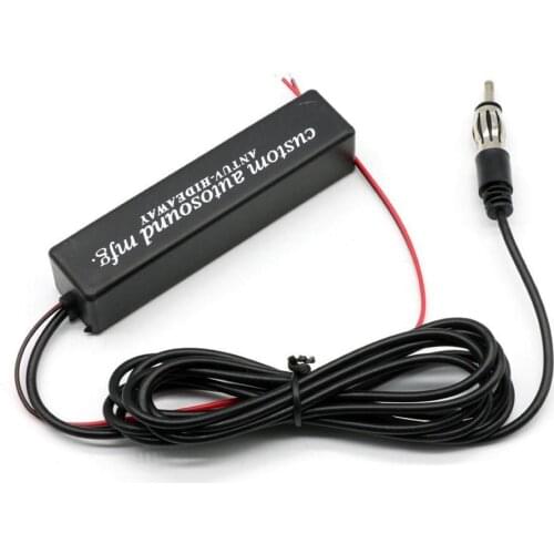 Universal Car Hidden Antennas Amplifier Antenna Assembly 12V Electric Stereo AM/ FM Car Radio Antenna