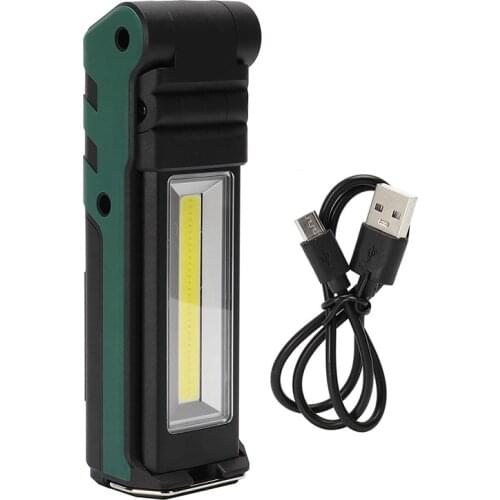 USB Flashlight Portable Folding Work Light Auto Repair Work Light Rechargeable Multi-Function Light
