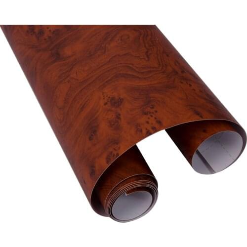 HOHOFILM Wood Grain Vinyl Self-adhesive Film Wallpaper Furniture Sticker car Internal Vinyl House car use