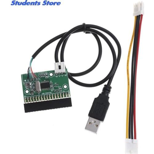 1.44MB 3.5" floppy drive connector 34 PIN 34P to USB cable adapter PCB board