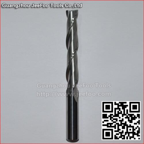 10*62MM Two Flutes Spiral Tools, Carving Tool Bits, Engraving Tool Cutters, End Mill Cutters for CNC Router Machine