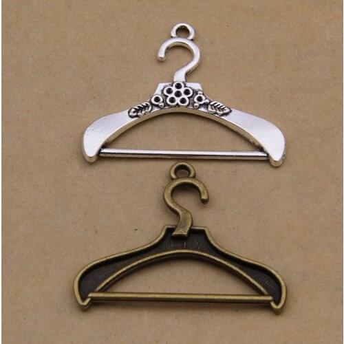 100pcs Vintage Hanger Hanger Charms For Jewelry Making Necklace/Bag/apparel/Shoes Decoration Fashion DIY Jewelry Accessories