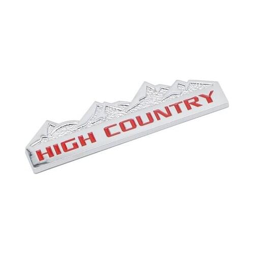 3D HIGH COUNTRY 4X4 Auto Trunk Emblems Badge Decal Sticker Car Accessories Car Decor Decorations