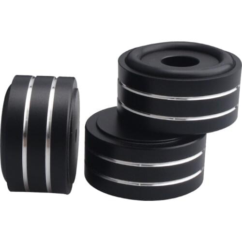 4pcs Hi-end Amplifier Speaker Shock Absorber Foot Pads Aluminum Alloy Audio Foot Nail