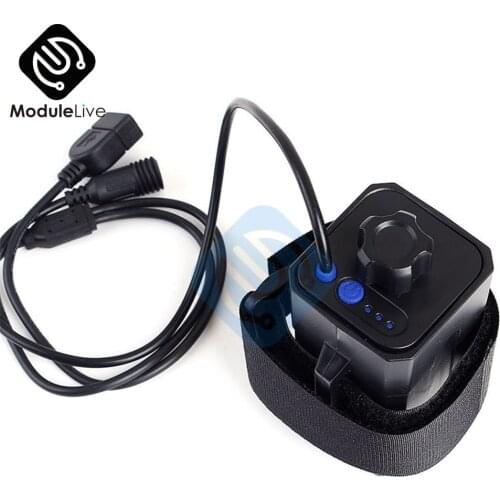 4 x 18650 Cycling Waterproof Safety Battery Case Shell Pack LED Indicator Lithium Battery Box Case For BicycleTail Back Light